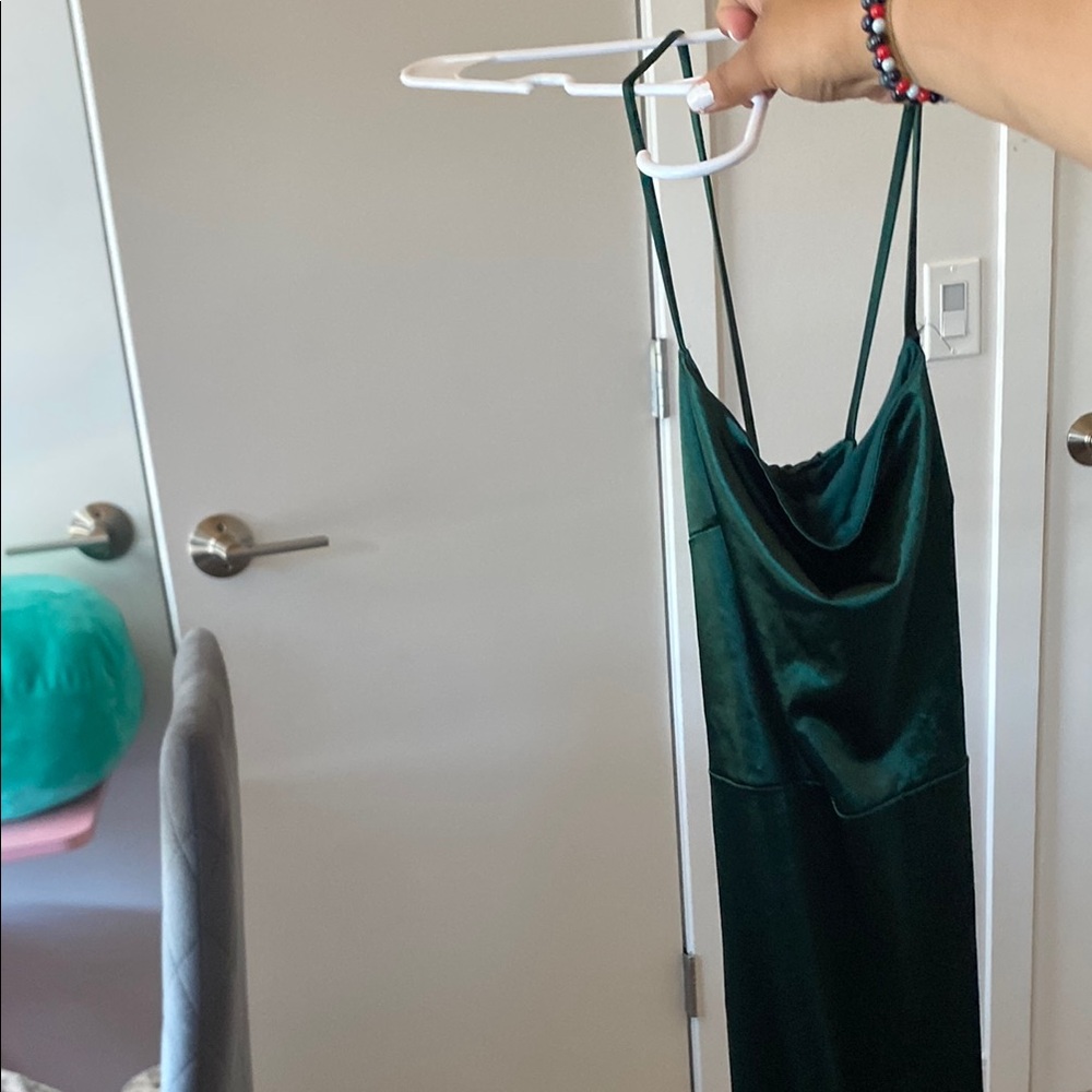 Windsor Green Backless Dress